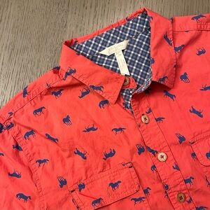 Matilda Jane All Over Print Horses Western Shirt Women’s Button Up